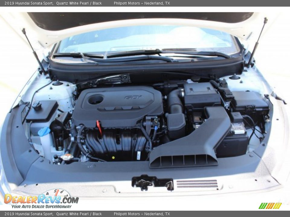 2019 Hyundai Sonata Sport Quartz White Pearl / Black Photo #25