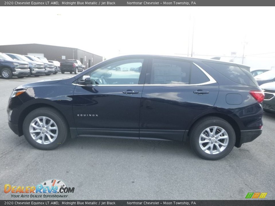 2020 Chevrolet Equinox LT AWD Midnight Blue Metallic / Jet Black Photo #2