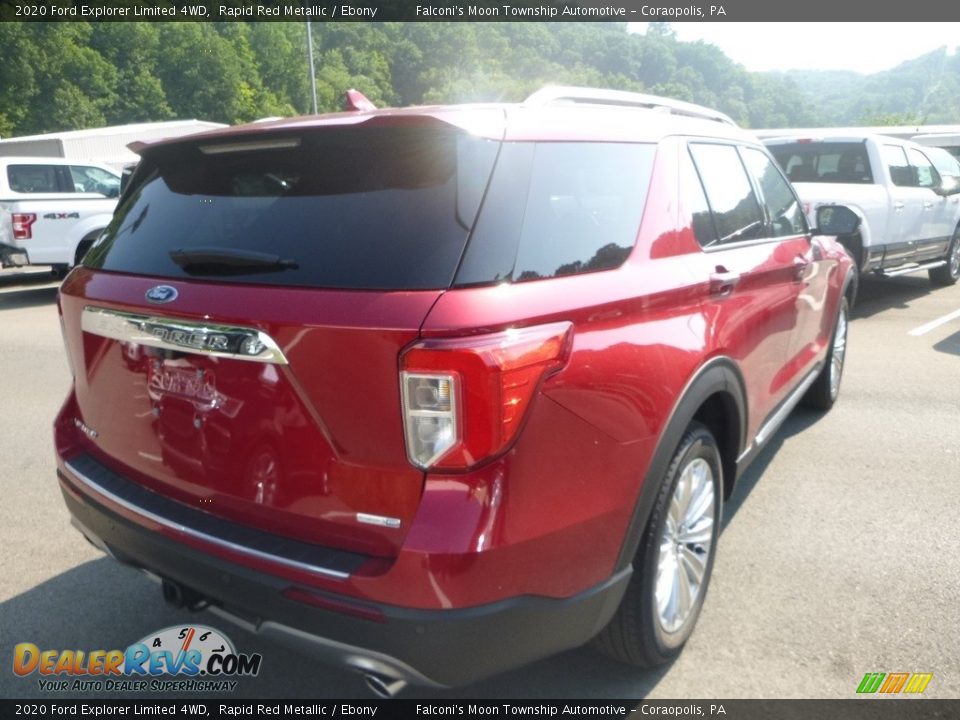 2020 Ford Explorer Limited 4WD Rapid Red Metallic / Ebony Photo #2