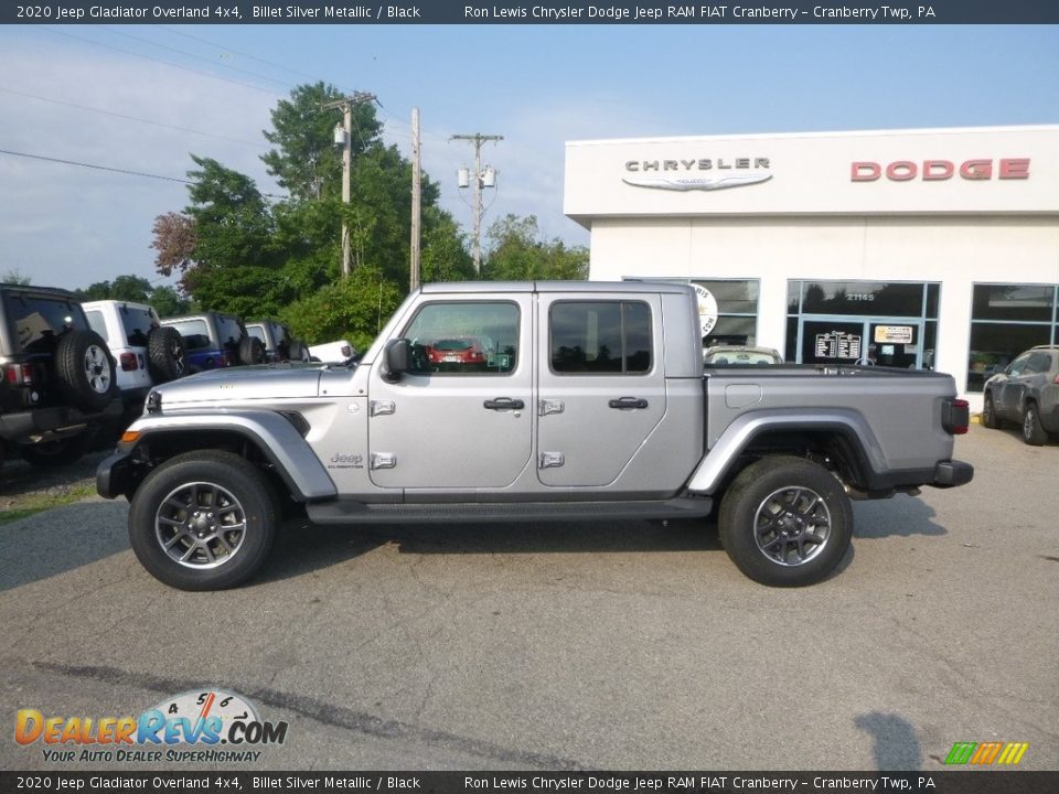 Billet Silver Metallic 2020 Jeep Gladiator Overland 4x4 Photo #2