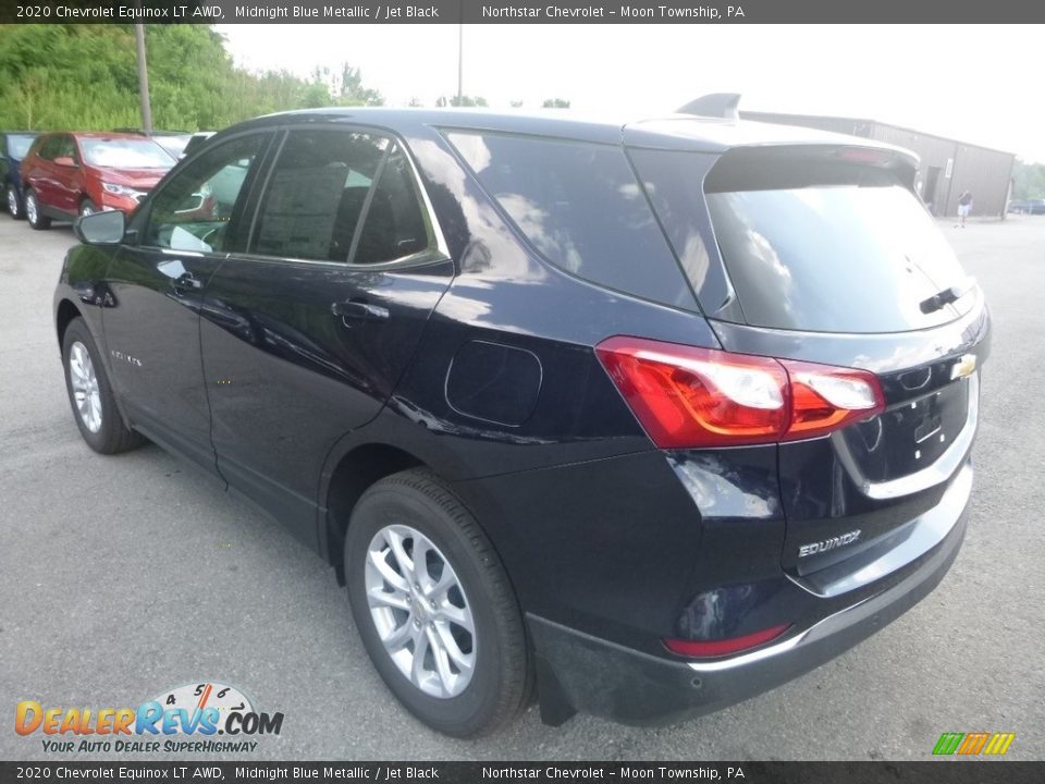 2020 Chevrolet Equinox LT AWD Midnight Blue Metallic / Jet Black Photo #3