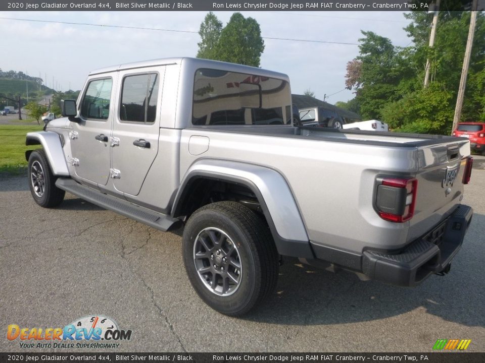 2020 Jeep Gladiator Overland 4x4 Billet Silver Metallic / Black Photo #3