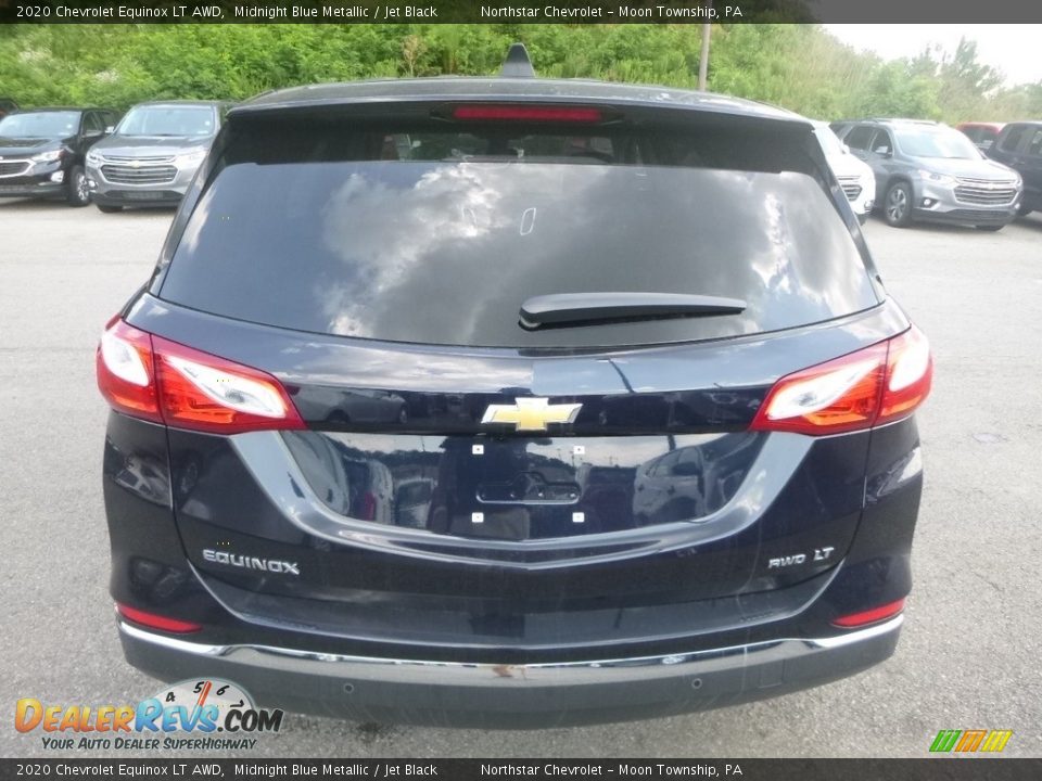 2020 Chevrolet Equinox LT AWD Midnight Blue Metallic / Jet Black Photo #4
