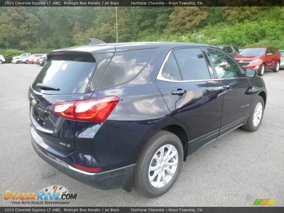 2020 Chevrolet Equinox LT AWD Midnight Blue Metallic / Jet Black Photo #5