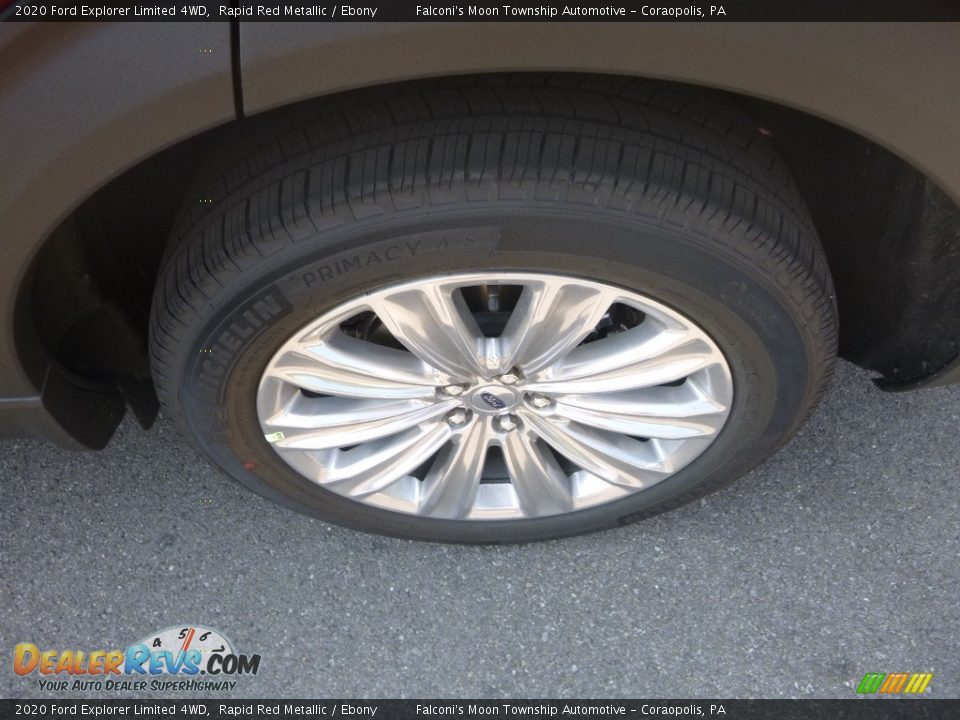 2020 Ford Explorer Limited 4WD Rapid Red Metallic / Ebony Photo #6