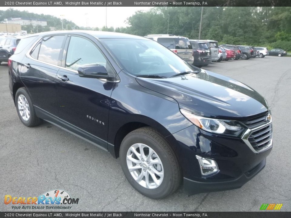 2020 Chevrolet Equinox LT AWD Midnight Blue Metallic / Jet Black Photo #7