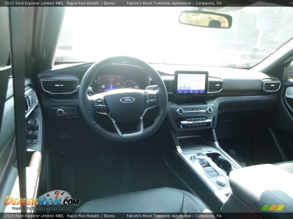 2020 Ford Explorer Limited 4WD Rapid Red Metallic / Ebony Photo #8