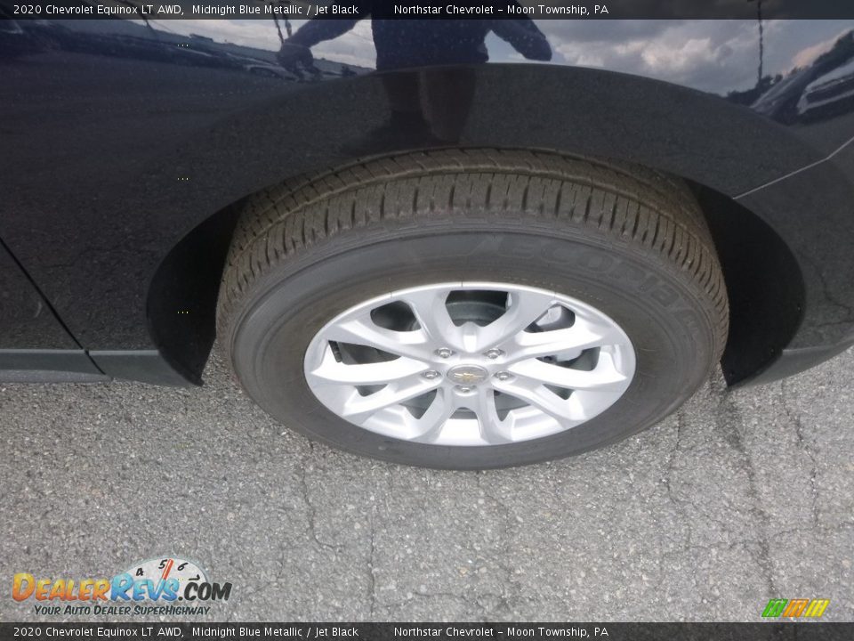 2020 Chevrolet Equinox LT AWD Midnight Blue Metallic / Jet Black Photo #9