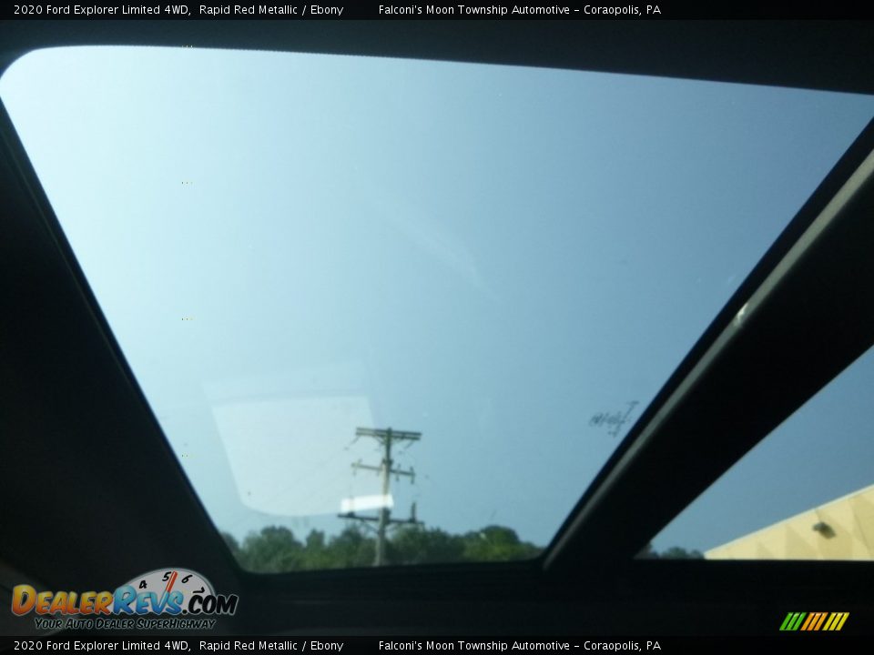 2020 Ford Explorer Limited 4WD Rapid Red Metallic / Ebony Photo #14