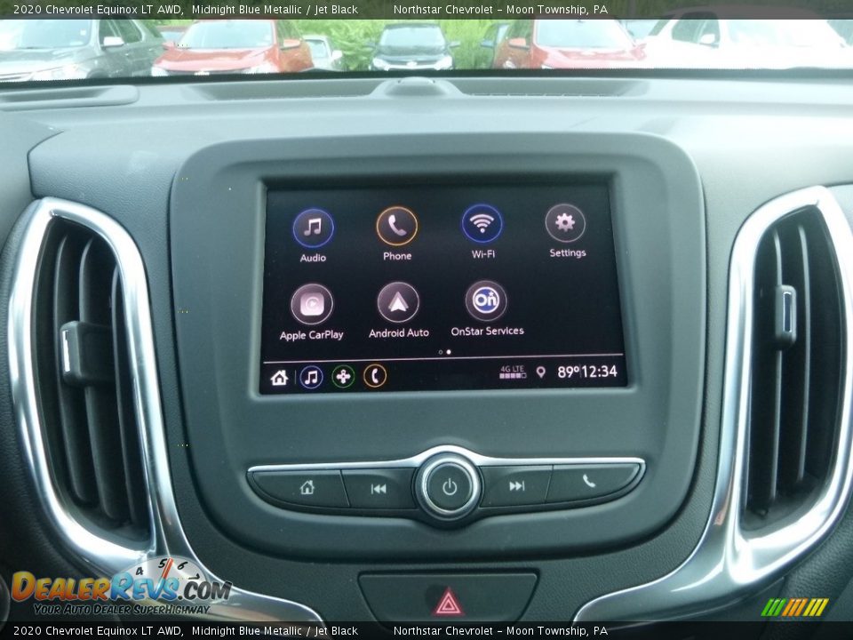 2020 Chevrolet Equinox LT AWD Midnight Blue Metallic / Jet Black Photo #17
