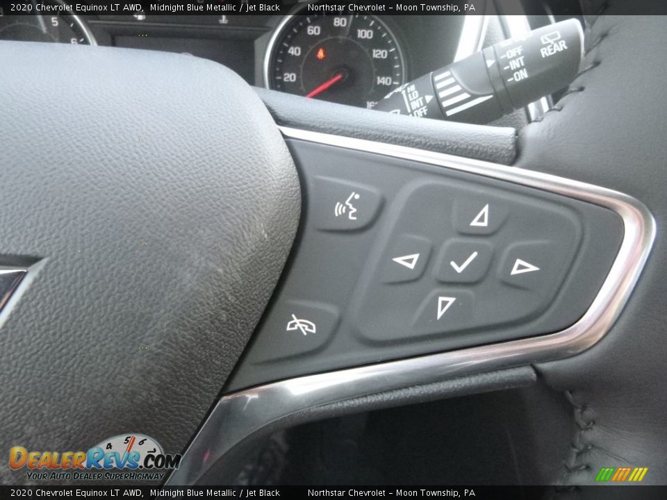 2020 Chevrolet Equinox LT AWD Midnight Blue Metallic / Jet Black Photo #19