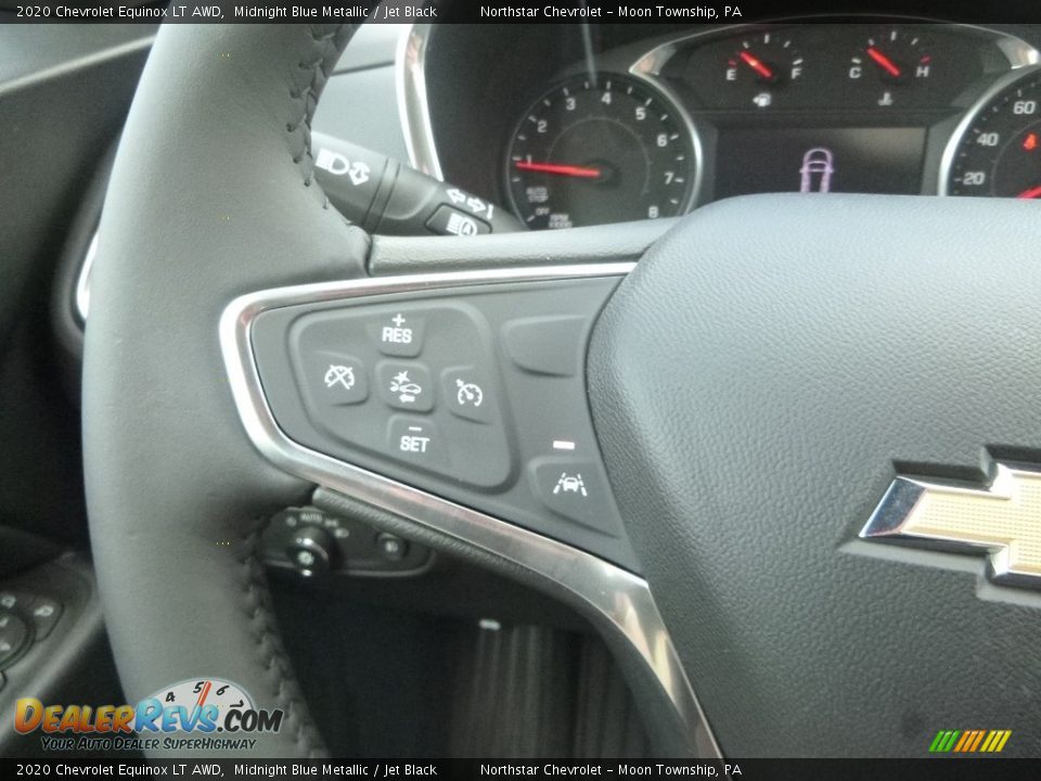 2020 Chevrolet Equinox LT AWD Midnight Blue Metallic / Jet Black Photo #20