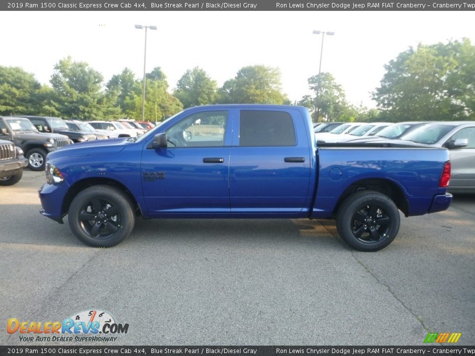 Blue Streak Pearl 2019 Ram 1500 Classic Express Crew Cab 4x4 Photo #2