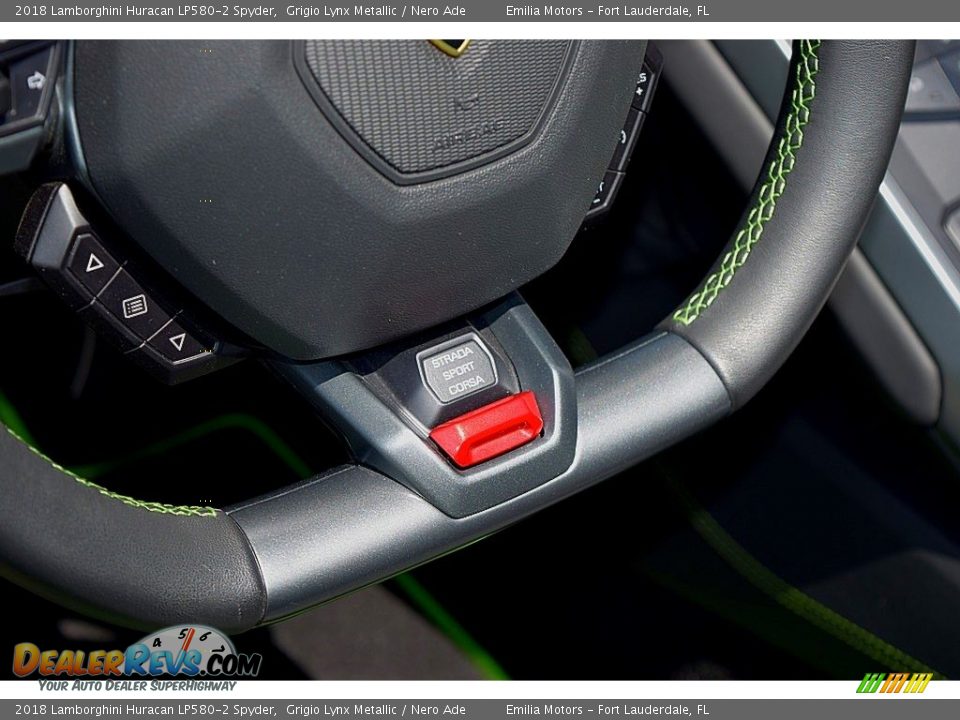 2018 Lamborghini Huracan LP580-2 Spyder Steering Wheel Photo #53