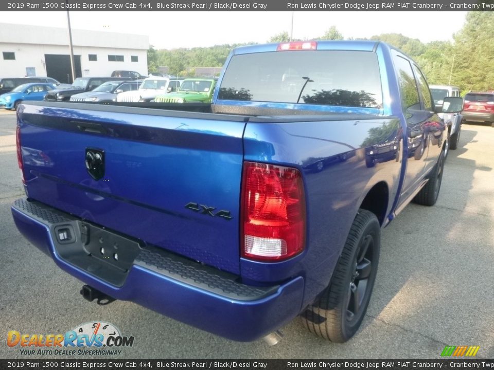 2019 Ram 1500 Classic Express Crew Cab 4x4 Blue Streak Pearl / Black/Diesel Gray Photo #5