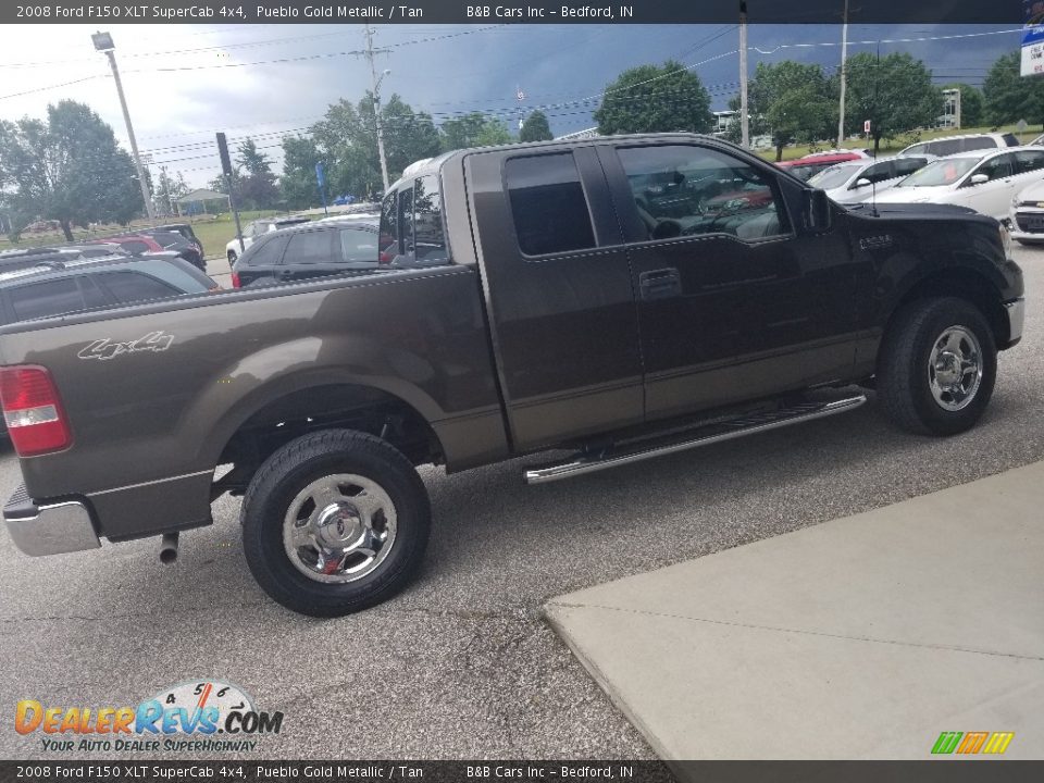 2008 Ford F150 XLT SuperCab 4x4 Pueblo Gold Metallic / Tan Photo #9