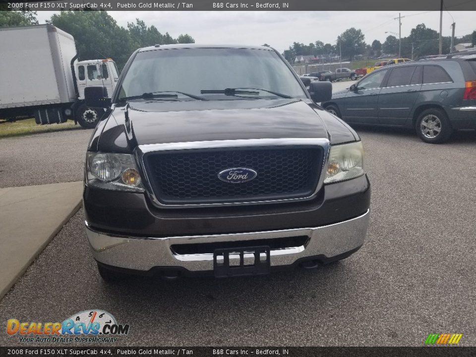 2008 Ford F150 XLT SuperCab 4x4 Pueblo Gold Metallic / Tan Photo #11