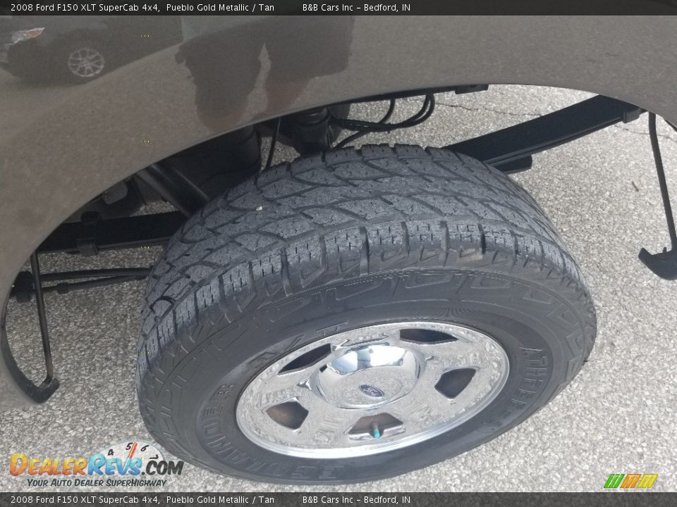 2008 Ford F150 XLT SuperCab 4x4 Pueblo Gold Metallic / Tan Photo #15
