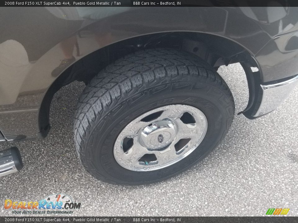 2008 Ford F150 XLT SuperCab 4x4 Pueblo Gold Metallic / Tan Photo #18