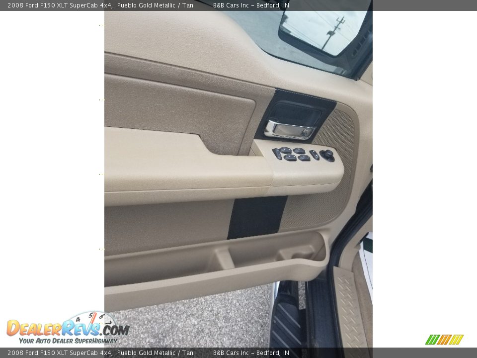 2008 Ford F150 XLT SuperCab 4x4 Pueblo Gold Metallic / Tan Photo #21