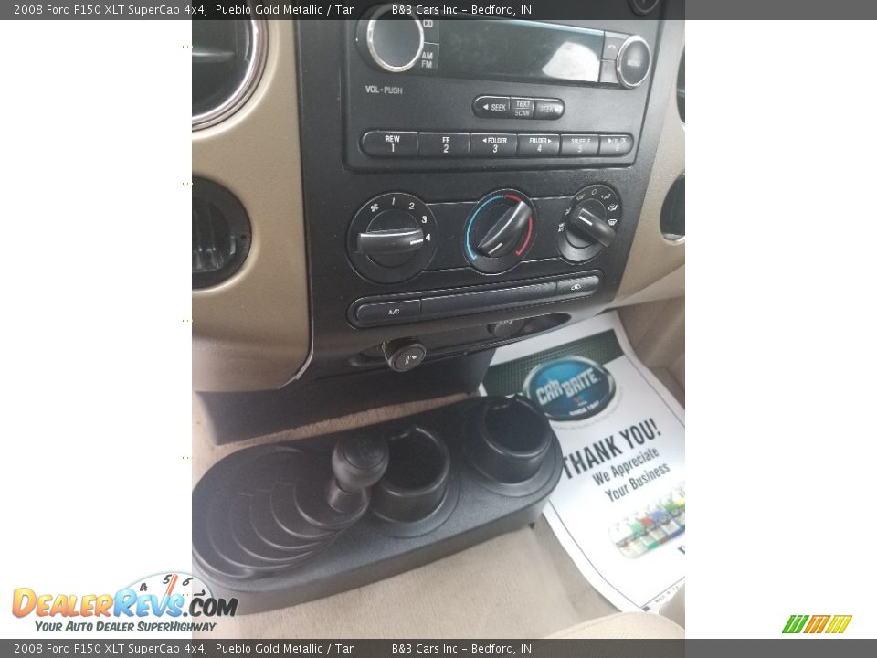 2008 Ford F150 XLT SuperCab 4x4 Pueblo Gold Metallic / Tan Photo #23