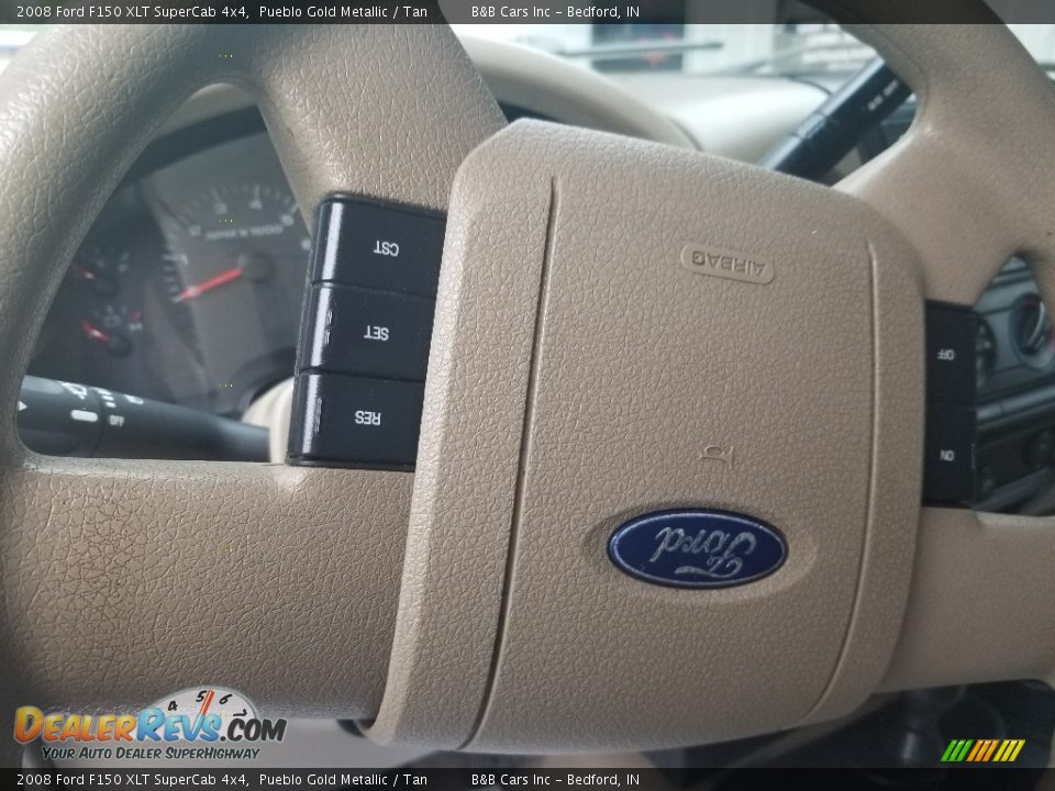 2008 Ford F150 XLT SuperCab 4x4 Pueblo Gold Metallic / Tan Photo #24