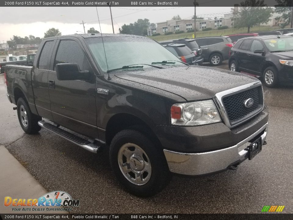 2008 Ford F150 XLT SuperCab 4x4 Pueblo Gold Metallic / Tan Photo #27