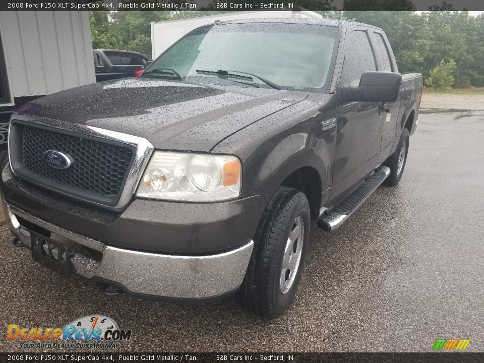 2008 Ford F150 XLT SuperCab 4x4 Pueblo Gold Metallic / Tan Photo #28