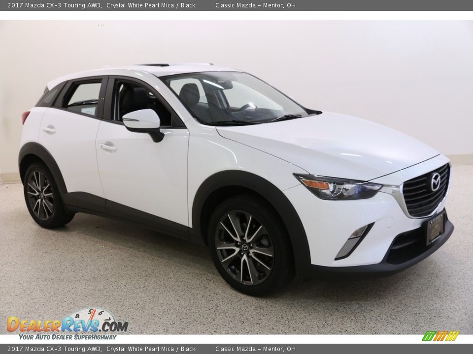 2017 Mazda CX-3 Touring AWD Crystal White Pearl Mica / Black Photo #1
