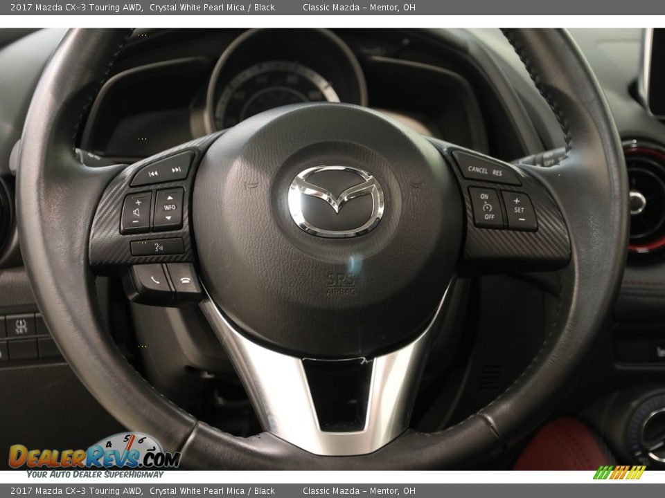 2017 Mazda CX-3 Touring AWD Crystal White Pearl Mica / Black Photo #7
