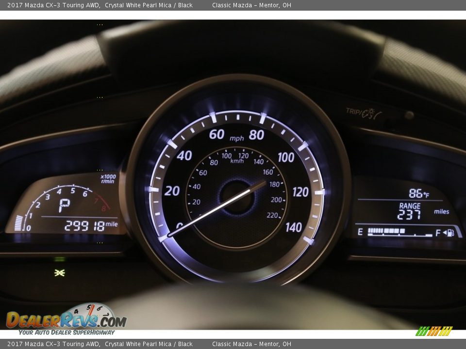 2017 Mazda CX-3 Touring AWD Crystal White Pearl Mica / Black Photo #8
