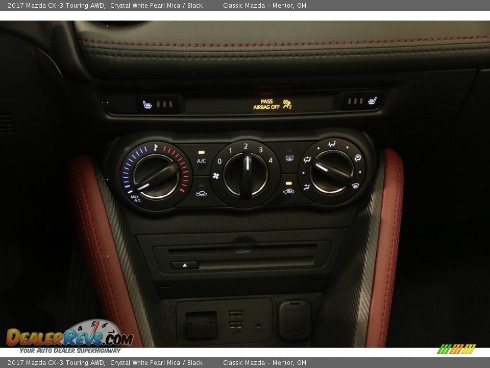 2017 Mazda CX-3 Touring AWD Crystal White Pearl Mica / Black Photo #13