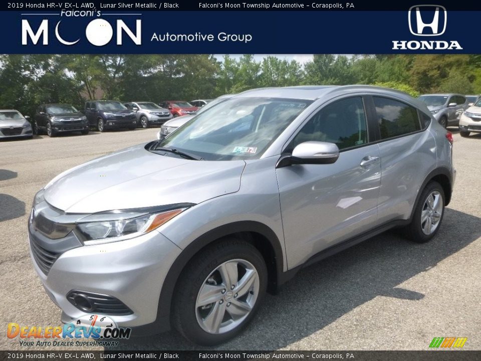 2019 Honda HR-V EX-L AWD Lunar Silver Metallic / Black Photo #1