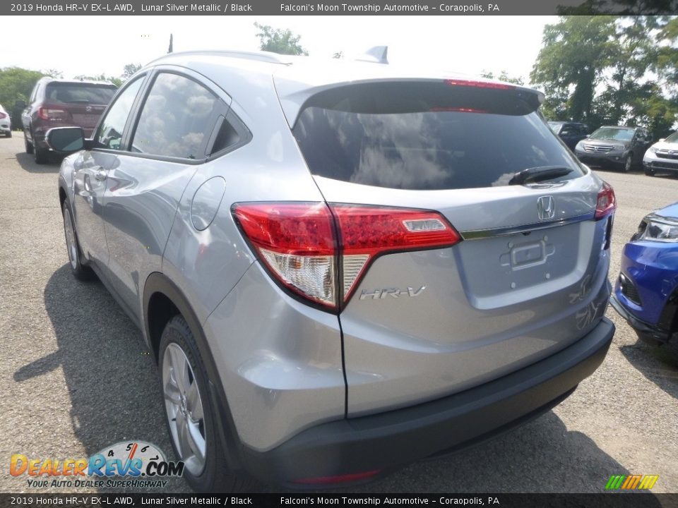 2019 Honda HR-V EX-L AWD Lunar Silver Metallic / Black Photo #2