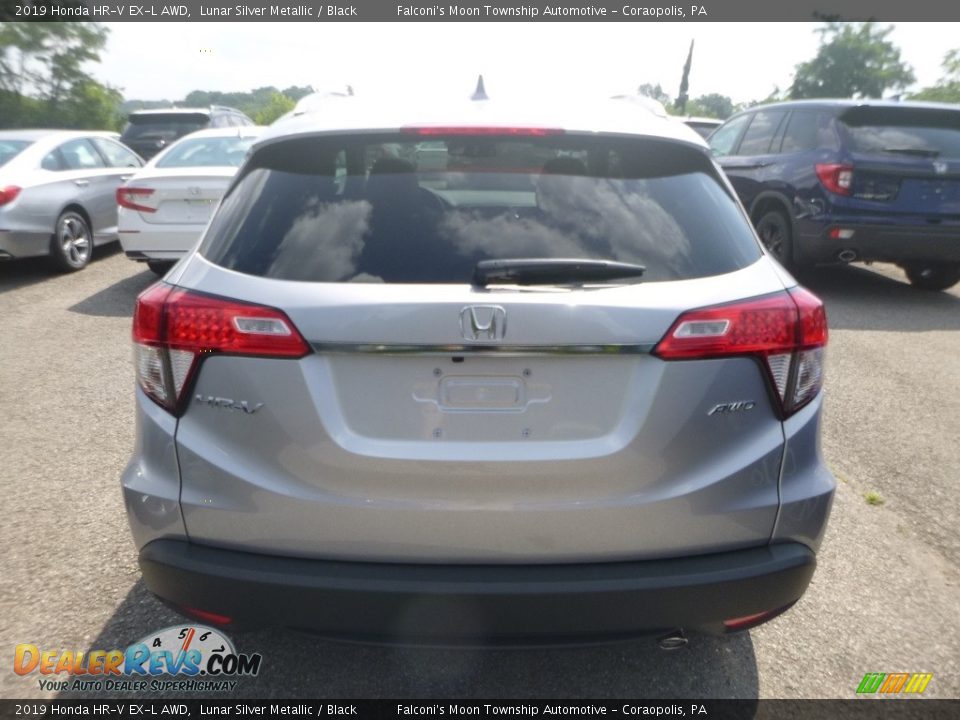 2019 Honda HR-V EX-L AWD Lunar Silver Metallic / Black Photo #3