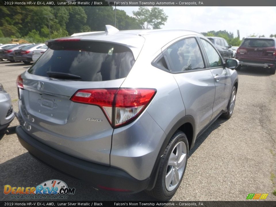 2019 Honda HR-V EX-L AWD Lunar Silver Metallic / Black Photo #4