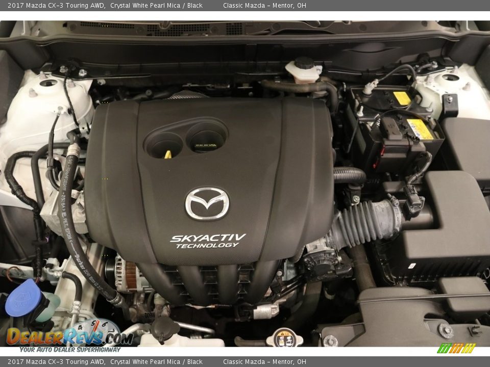 2017 Mazda CX-3 Touring AWD Crystal White Pearl Mica / Black Photo #19