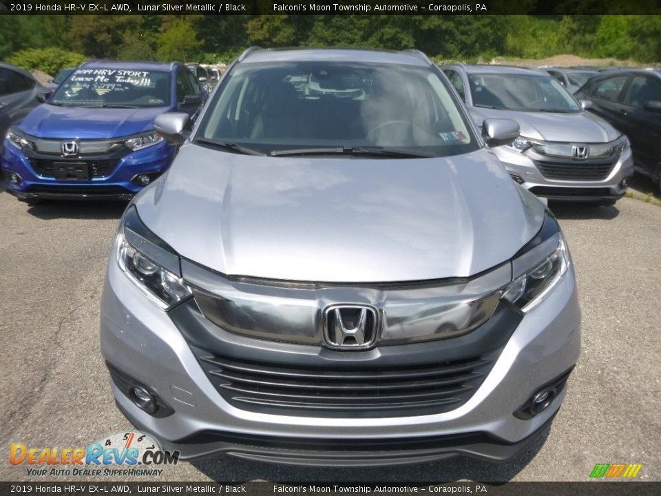 2019 Honda HR-V EX-L AWD Lunar Silver Metallic / Black Photo #6
