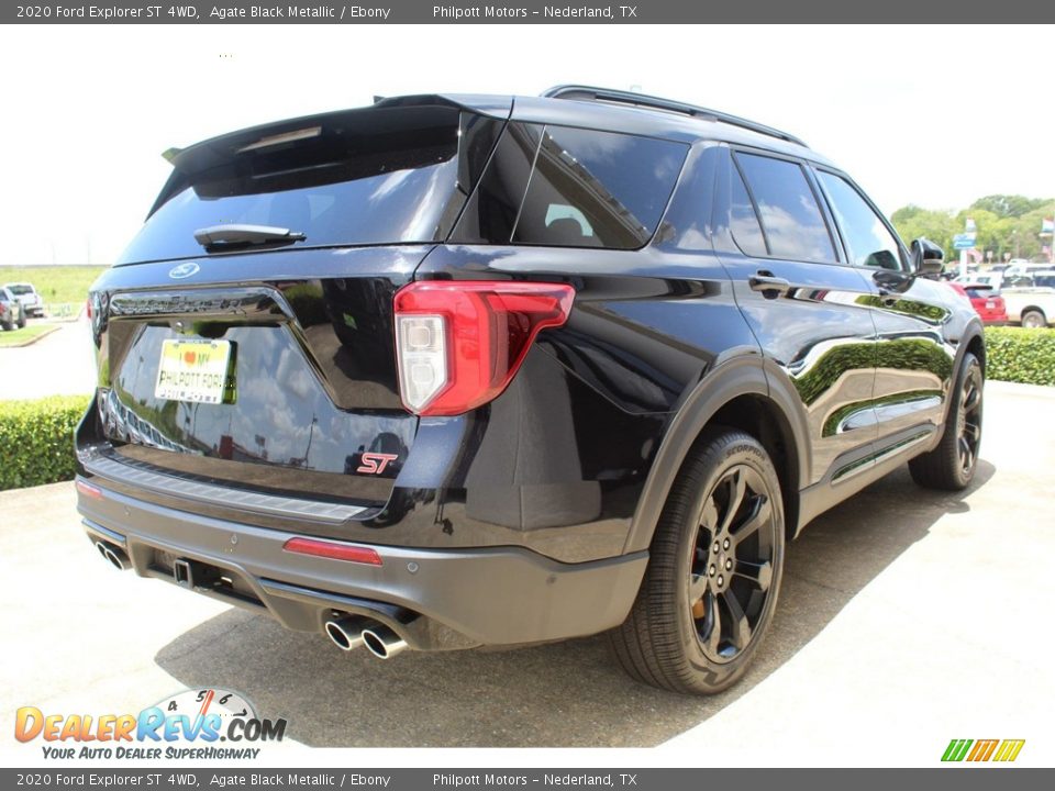 2020 Ford Explorer ST 4WD Agate Black Metallic / Ebony Photo #8