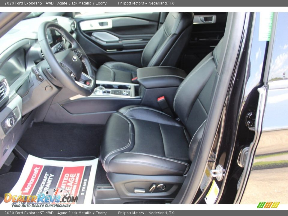 Front Seat of 2020 Ford Explorer ST 4WD Photo #10