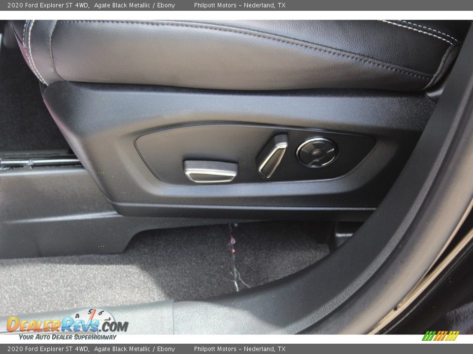 2020 Ford Explorer ST 4WD Agate Black Metallic / Ebony Photo #11
