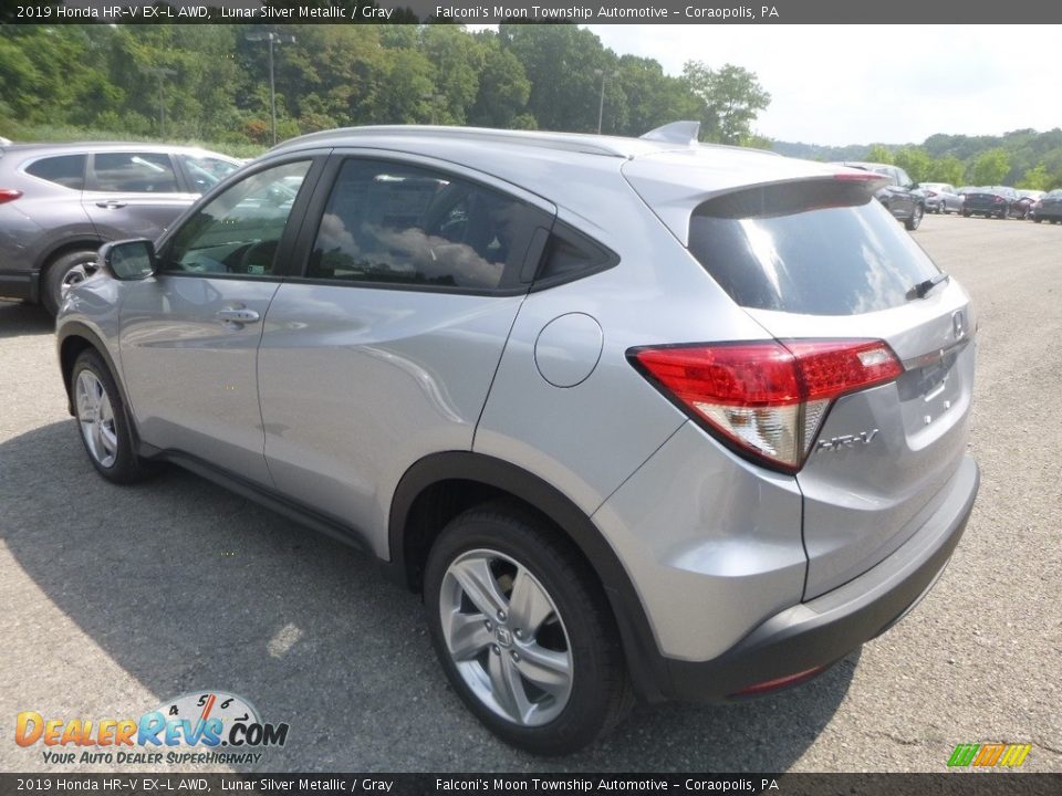 2019 Honda HR-V EX-L AWD Lunar Silver Metallic / Gray Photo #2