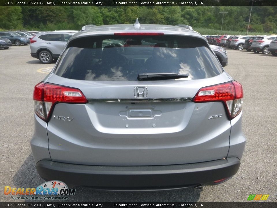 2019 Honda HR-V EX-L AWD Lunar Silver Metallic / Gray Photo #3