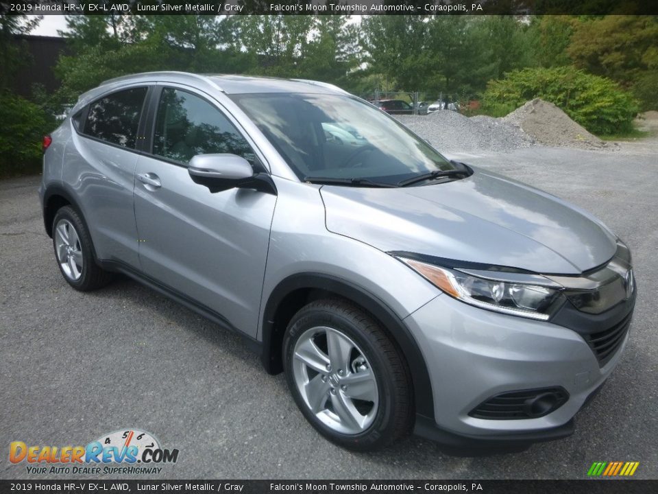 2019 Honda HR-V EX-L AWD Lunar Silver Metallic / Gray Photo #5