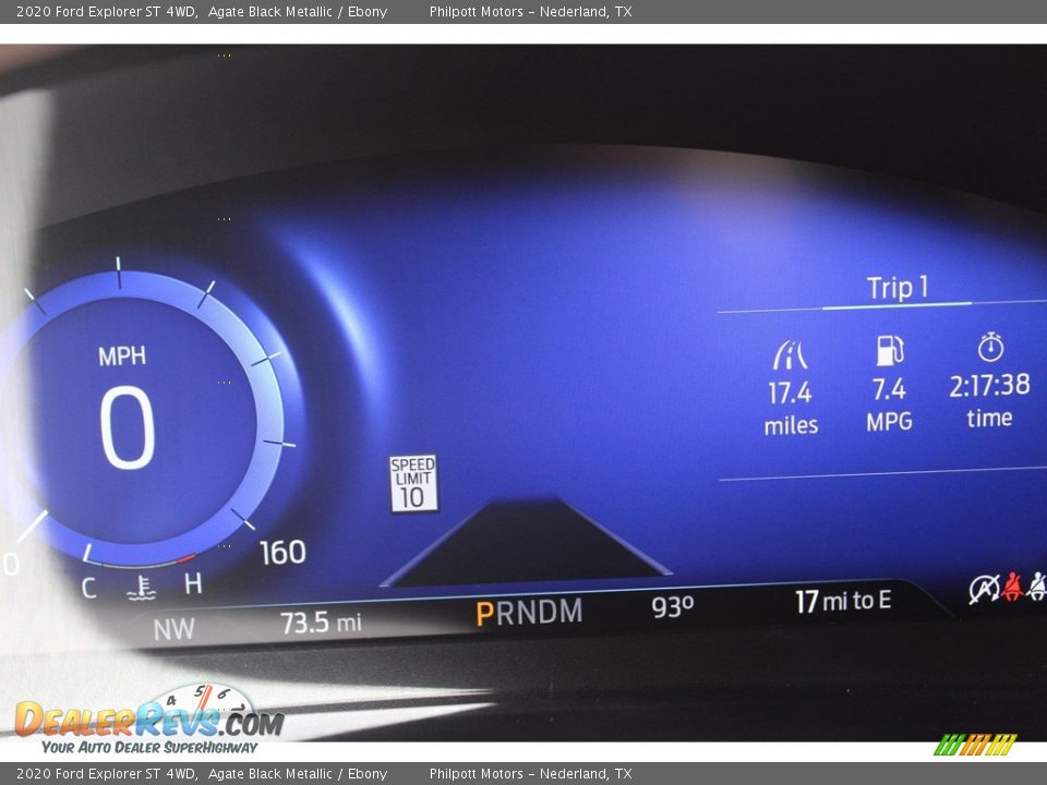 2020 Ford Explorer ST 4WD Agate Black Metallic / Ebony Photo #14