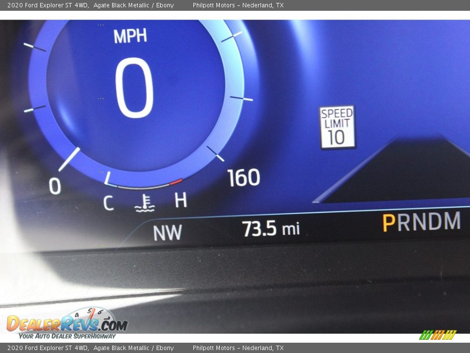 2020 Ford Explorer ST 4WD Agate Black Metallic / Ebony Photo #15