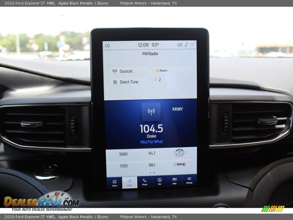 2020 Ford Explorer ST 4WD Agate Black Metallic / Ebony Photo #16