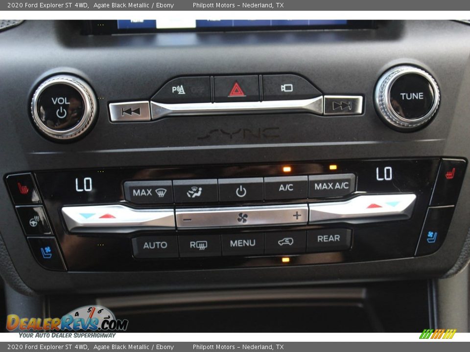 2020 Ford Explorer ST 4WD Agate Black Metallic / Ebony Photo #17