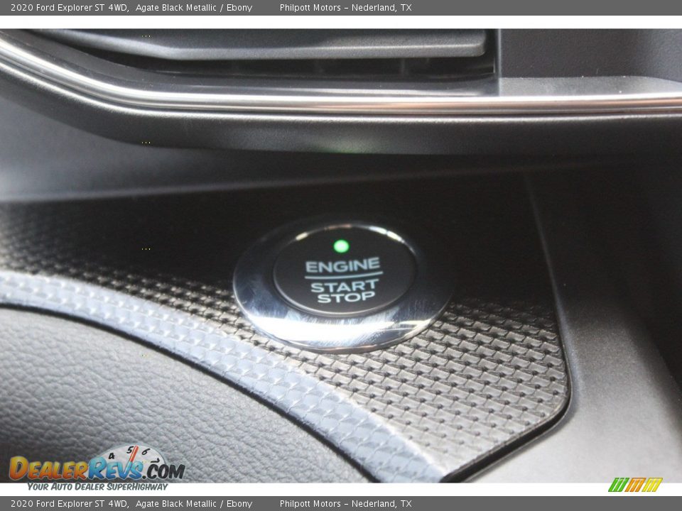 2020 Ford Explorer ST 4WD Agate Black Metallic / Ebony Photo #18