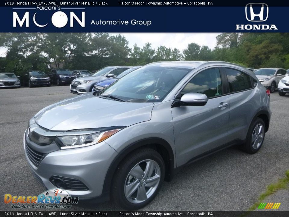 2019 Honda HR-V EX-L AWD Lunar Silver Metallic / Black Photo #1